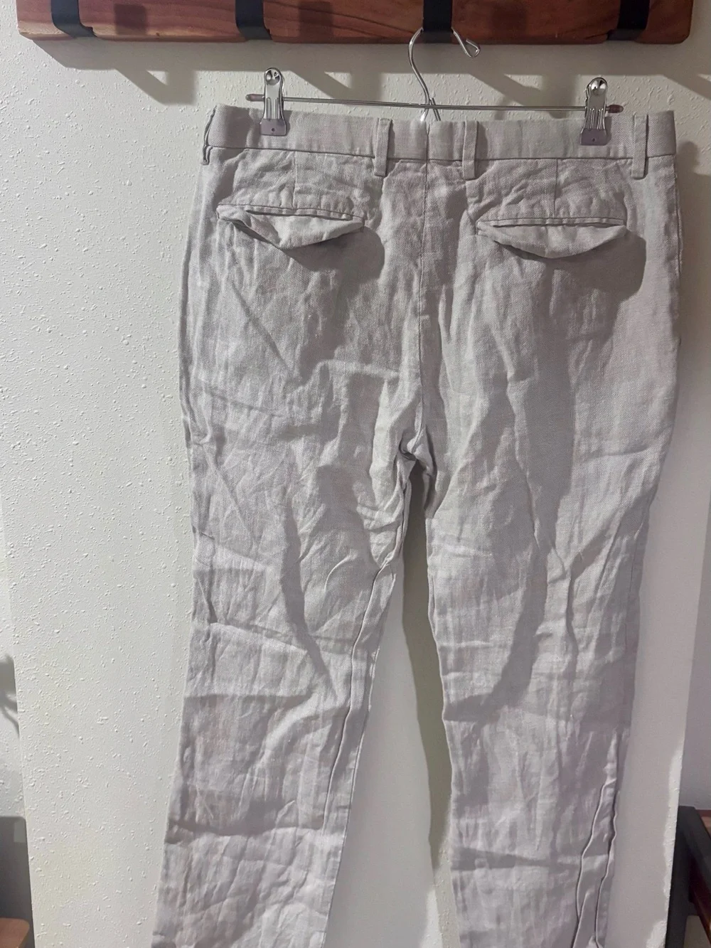 Banana Republic Heritage Collection Linen Pants 32x30 Light Beige
